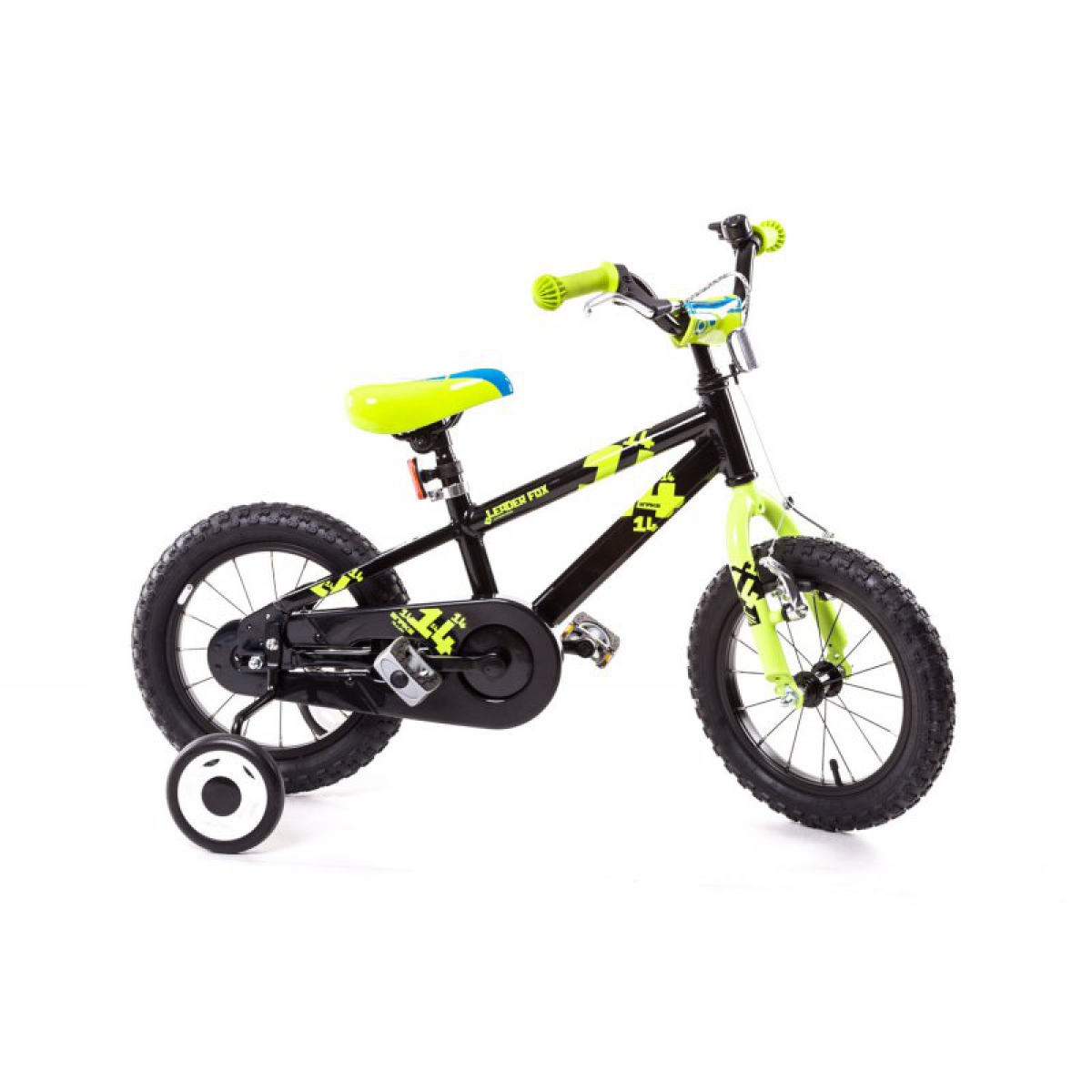 14" Zoll leichtes Alu Kinderrad LEADER FOX Snake schwarz MTB Fahrrad | eBay